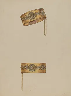 Inlaying Gallery: Bracelets, c. 1936. Creator: Bertha Semple