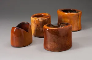 Arts Of Africa Collection: Four Bracelets, Nigeria, Probably 19th century. Creator: Unknown