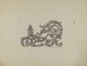 Austin L Prints: Bracket, 1937. Creator: Austin L. Davison