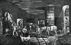 Images Dated 27th March 2007: Bradley coal mine, near Bilston, 1886