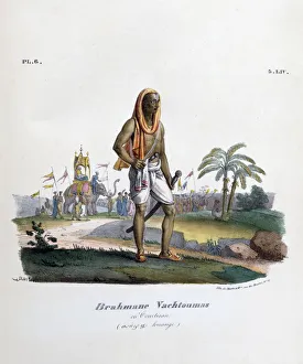 Brahmin Gallery: Brahmin Courtier, 1828. Artist: Marlet et Cie