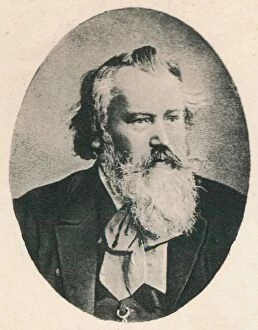 Johannes Gallery: Brahms. 1893, (1895). Artist: Charles Olivier de Penne