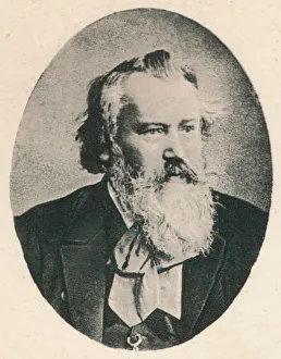 Photogravure Prints: Brahms. 1893, (1895). Artist: Charles Olivier de Penne