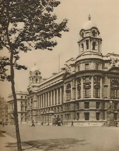 The Brains of Defence: British War Office in Whitehall, c1935. Creator: Donald McLeish The Brains of Defence: British War Office in Whitehall, c1935. Creator: Donald McLeish