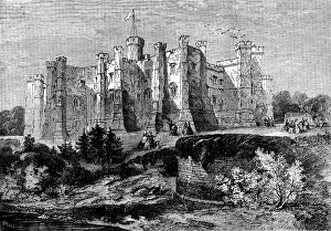 Smyth Prints: Brancepeth Castle, Durham, 1858. Creator: Smyth
