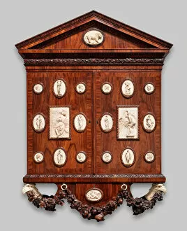 Cameo Collection: The Brand Cabinet, , c. 1743. Creators: Horace Walpole, William Hallett
