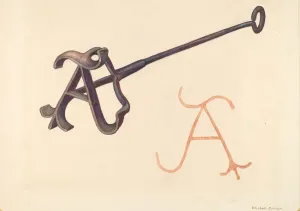 Branding Iron, 1935 / 1942. Creator: Elizabeth Johnson