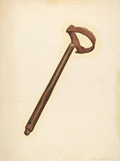 Branding Iron Gallery: Branding Iron, c. 1939. Creator: Fred Hassebrock