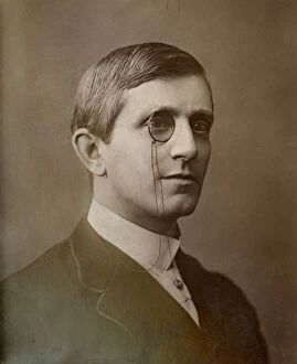 Brandon Thomas, British actor, playwright and song writer, 1887. Artist: Ernest Barraud