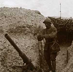 Mortar Prints: Brandt gun, c1914-c1918