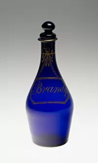 Label Gallery: Brandy Decanter, England, c. 1806. Creator: Unknown