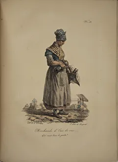 Merchants Prints: Brandy seller. From the Series Cris de Paris (The Cries of Paris)