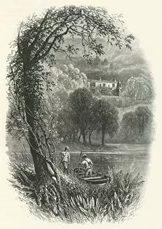 John Ruskin Collection: Brantwood, Coniston. - Residence of Mr. Ruskin, c1870