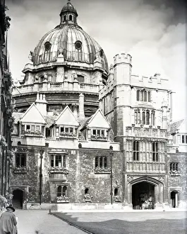 University Prints: Brasenose College and Radcliffe Camera, Oxford, c1955. Creator: Arthur Charles Kirby Ware