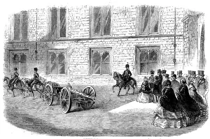 Aimable Pelissier Prints: Brass Gun presented by the Emperor Napoleon to Her Majesty the Queen