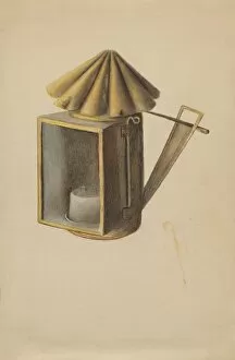 Item Gallery: Brass Lantern, c. 1936. Creator: Margaret Stottlemeyer