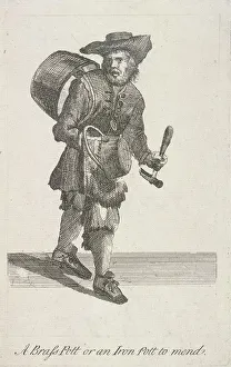 A Brass Pott or an Iron Pott to mend, Cries of London, c1688