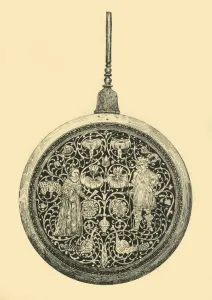Warming Pan Prints: Brass warming pan, 17th century, (1881). Creator: J Brooke