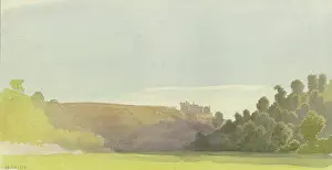 Blue Sky Prints: Braunfels castle, 1858. Creator: Carl Theodor Reiffenstein