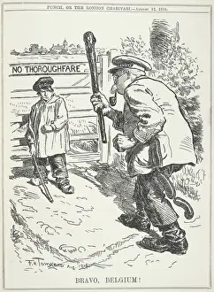 1914 Prints: Bravo, Belgium!, 1914. Creator: Unknown