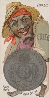 Coffee Beans Collection: Brazil, 1000 Reis, from the series Coins of All Nations (N72