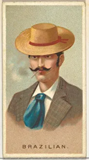 Stereotype Prints: Brazilian, from Worlds Smokers series (N33) for Allen & Ginter Cigarettes, 1888