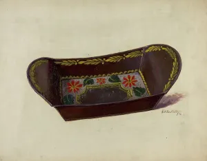 Eugene Shellady Prints: Bread or Apple Tray, 1936. Creator: Eugene Shellady