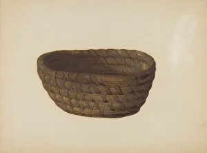 Oil Paint Prints: Bread Basket, c. 1936. Creator: J. Howard Iams