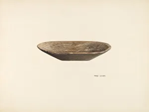 Mary Hansen Prints: Bread Dough Bowl, c. 1939. Creator: Mary Hansen