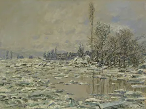 Museu Calouste Gulbenkian Prints: The Break-Up of the Ice, 1880. Creator: Monet, Claude (1840-1926)