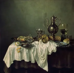 1640s Prints: Breakfast with a Crab, 1648. Creator: Willem Claesz. Heda