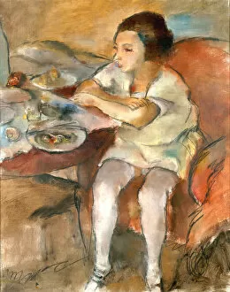 Boduir Collection: Breakfast (Lunch). Artist: Pascin, Jules (1885-1930)