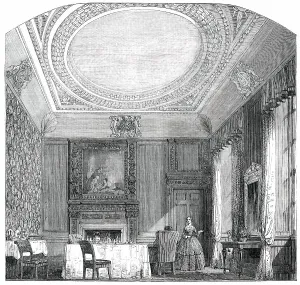 Holyroodhouse Prints: Breakfast-Room at Holyrood, 1850. Creator: Unknown