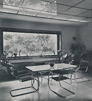 Rudolf Prints: Breakfast room in a house in Bucharest by Rudolf Frankel, 1942
