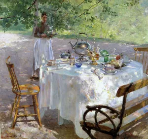 Hanna Pauli Prints: Breakfast Time, 1887. Creator: Hanna Pauli