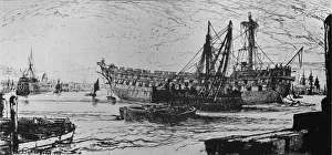 Alfred Whitman Gallery: The Breaking Up of the Agamemnon, 1870. Artist: Seymour Haden
