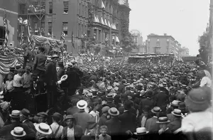 Subway Prints: Breaking ground. for New Subway, between c1910 and c1915. Creator: Bain News Service