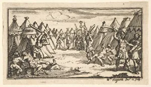 Beaver Prints: Breaking the Legs (John Beaver, Roman Military Punishments, 1725), after 1725