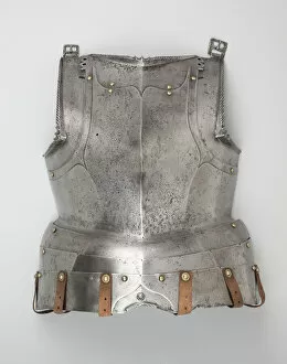Chest Plate Gallery: Breastplate with Associated Fauld, Germany, northern, c. 1570. Creator: Unknown