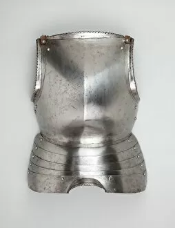 Chest Plate Gallery: Breastplate with Associated Fauld, Italy, c. 1530. Creator: Unknown
