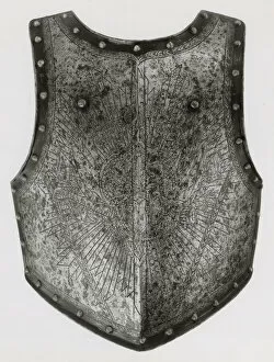 Chest Plate Gallery: Breastplate, France, 1670-1700. Creator: Unknown