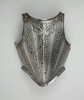 Chest Plate Gallery: Breastplate, Italy, c. 1580 / 90. Creator: Unknown