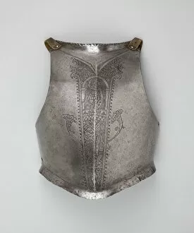 Chest Plate Gallery: Breastplate, Italy, northern, c. 1560 / 70. Creator: Unknown