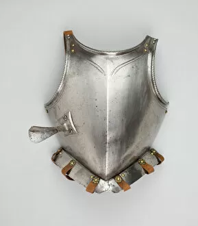Chest Plate Gallery: Breastplate with Lance Rest and Fauld, Italy, c. 1570. Creator: Unknown