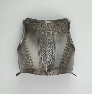 Chest Plate Gallery: Breastplate, Milan, c. 1560, refashioned 1600-10. Creator: Unknown