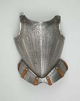 Chest Plate Gallery: Breastplate, Milan, c. 1580 with some modern restorations. Creator: Unknown