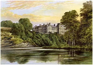 Angus Gallery: Brechin Castle, Brechin, Angus, Scotland, home of the Earl of Dalhousie, c1880