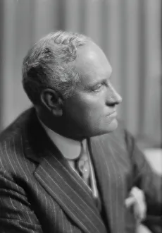 Pinstripe Prints: Breese, James L. Mr. portrait photograph, 1914. Creator: Arnold Genthe