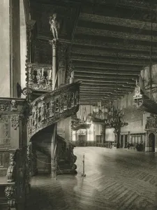 Wooden Floor Prints: Bremen - Hall in the Town Hall, 1931. Artist: Kurt Hielscher