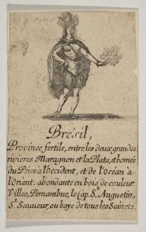 De Saint Sorlin Collection: Bresil, 1644. Creator: Stefano della Bella
